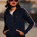 sweatshirt zippé femme