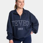 sweatshirt zippé femme