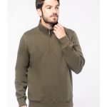 sweatshirt zippé homme