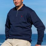 sweatshirt zippé homme