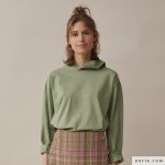 tee shirt capuche femme