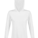 tee shirt capuche femme